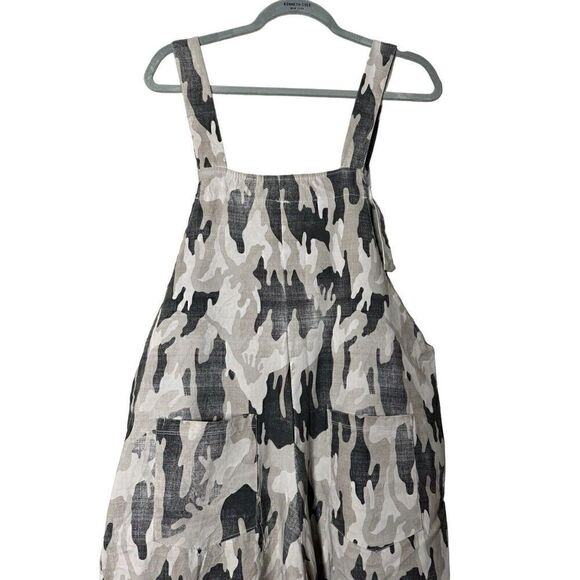 Vintage L’AVIE Made In Italy Stretch Camo Jumpsuit Overalls Rare! L XL - Picture 8 of 10